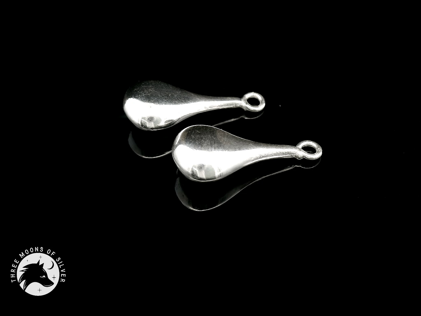 Drop-shapped Drop Earrings 17mm