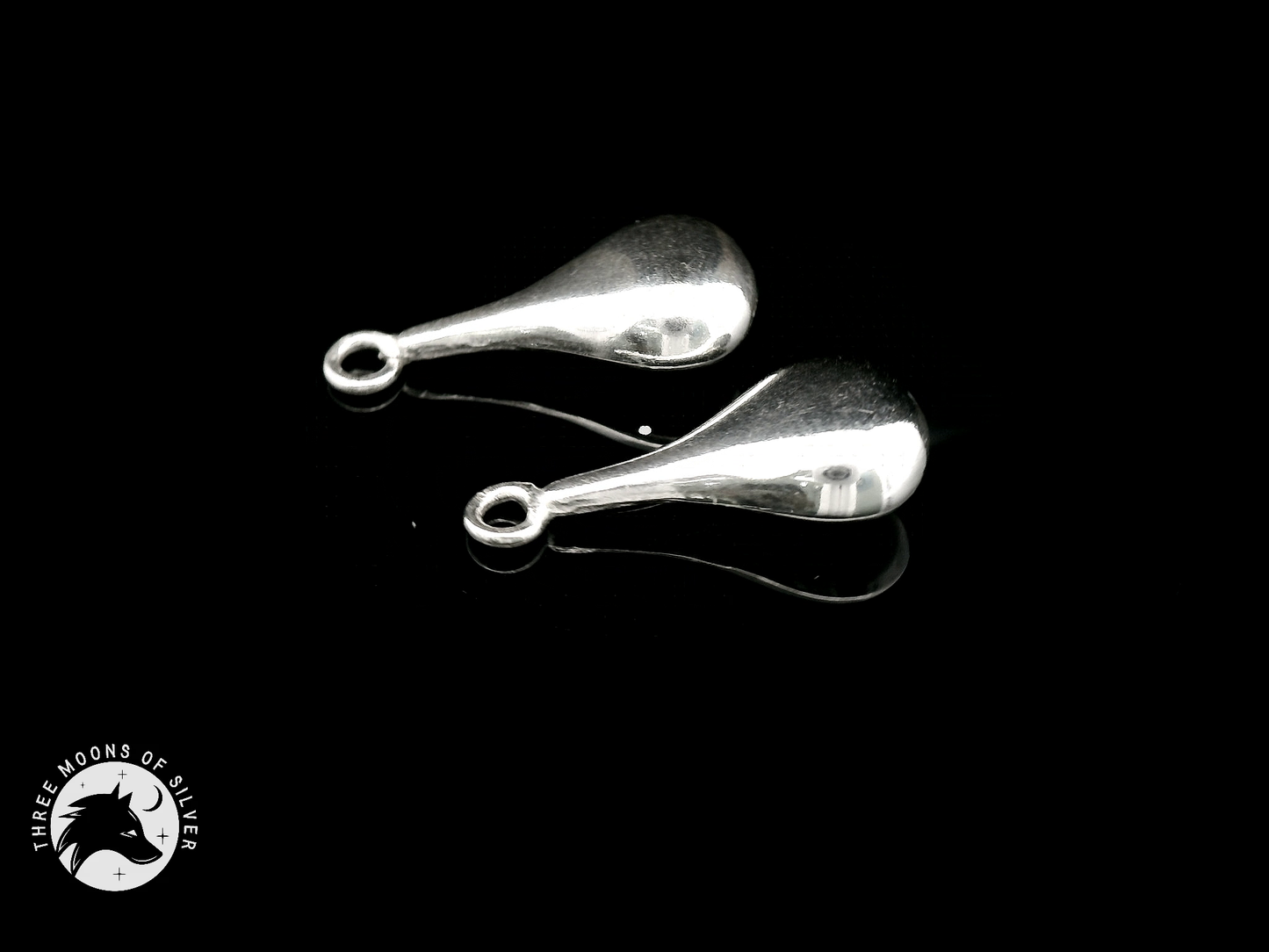 Drop-shapped Drop Earrings 17mm