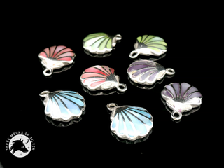 Colorful Shell Drop Earrings 14mm
