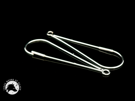 Elegant Silver Drop Earrings 52mm