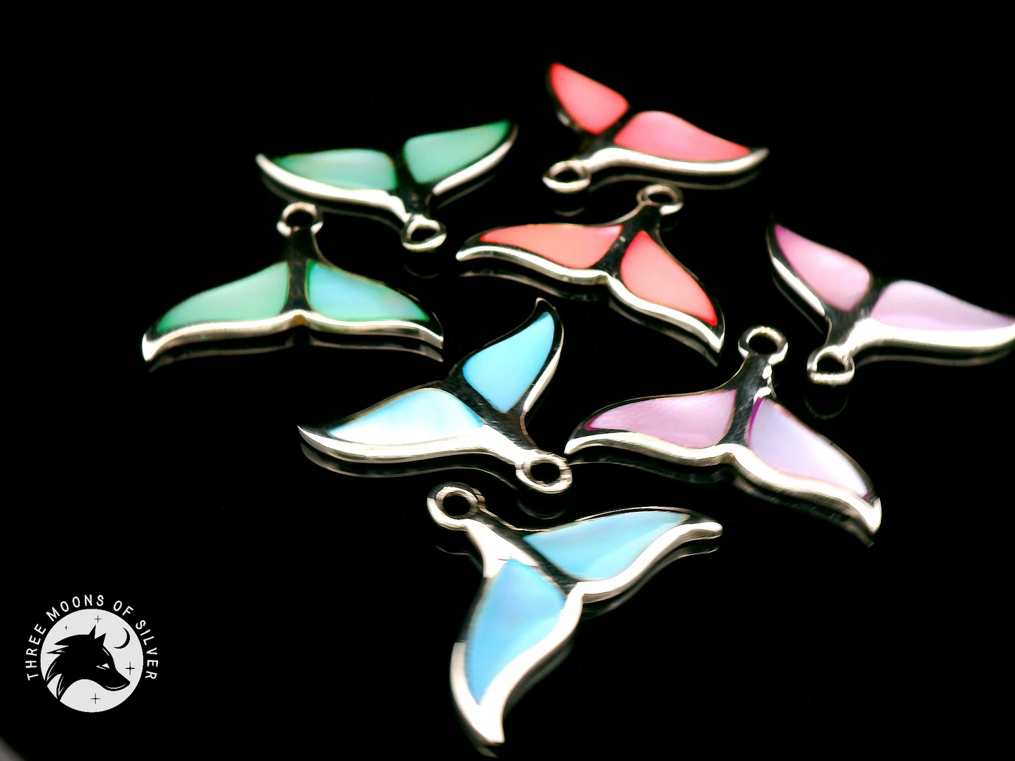 Exquisite Mermaid Tail Drop Earrings 13mm