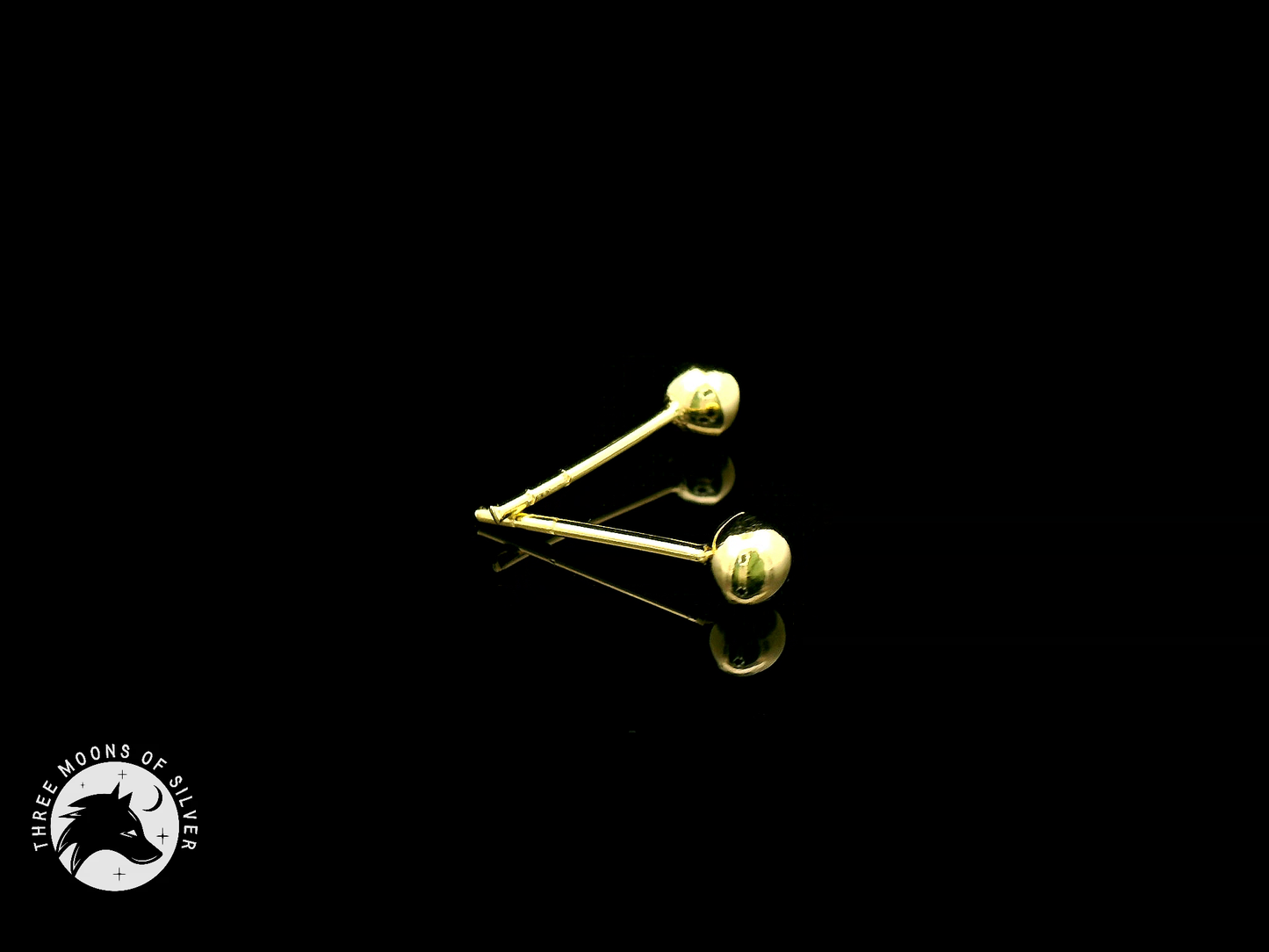 Minimalistic Elegant Stud Earrings 14mm