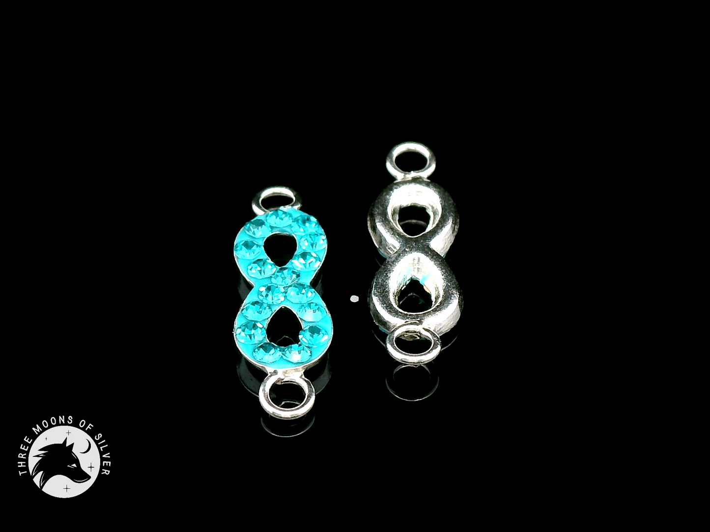 Crystals Infinity Connectors 16mm