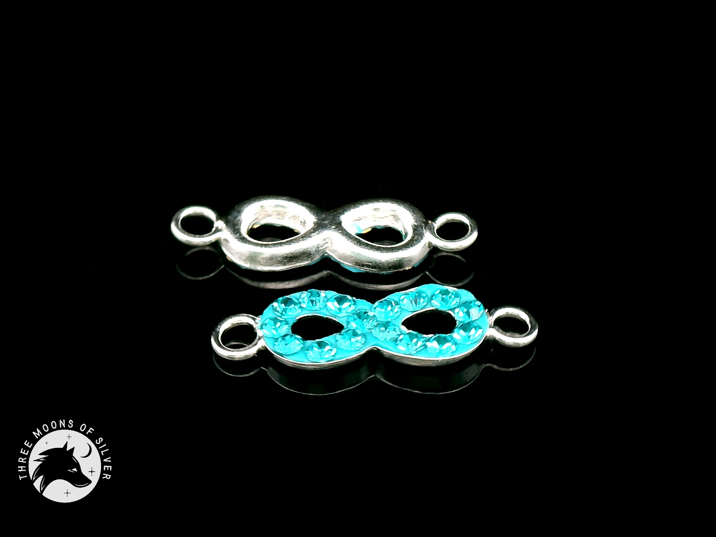 Crystals Infinity Connectors 16mm