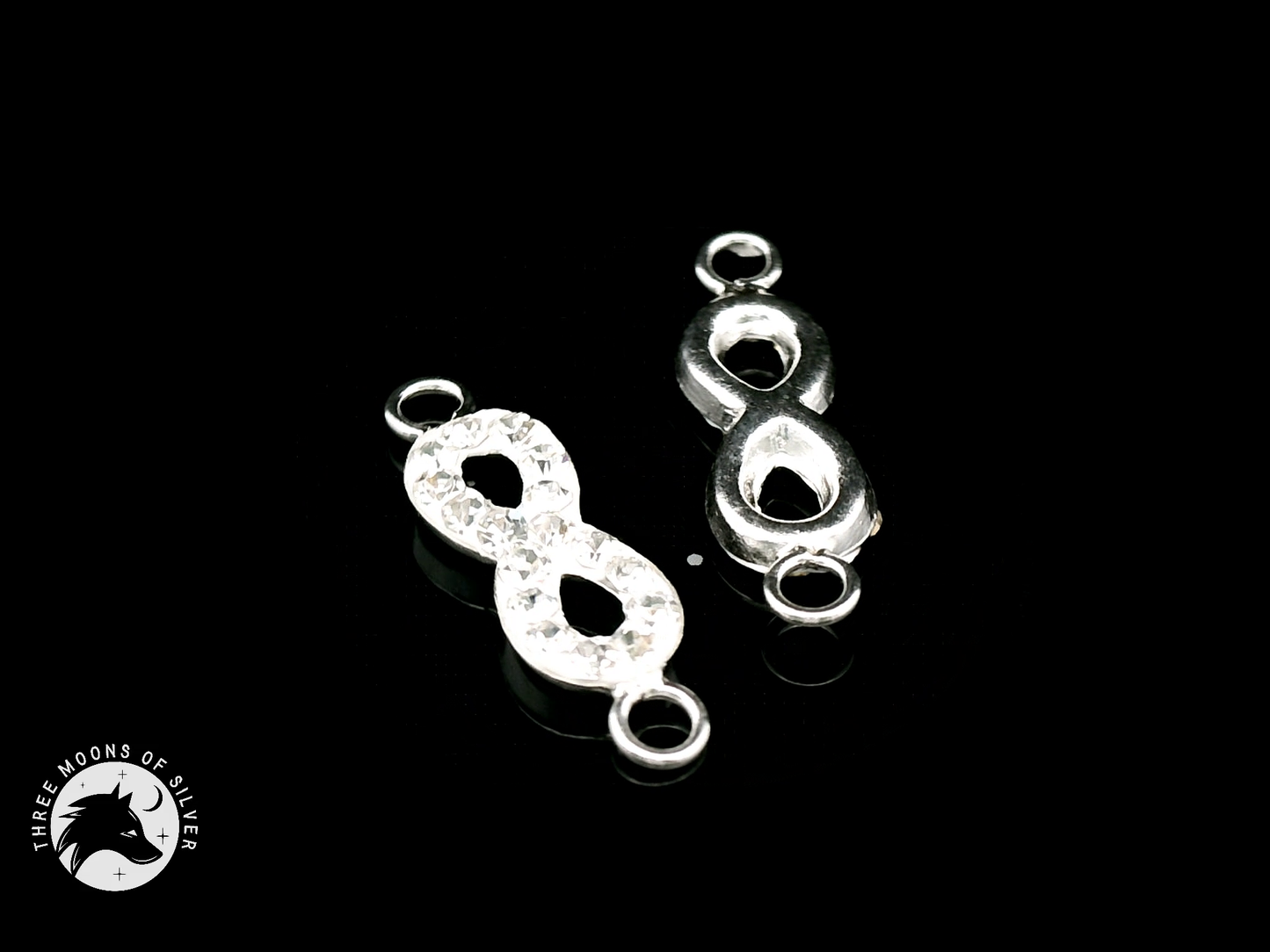 Crystals Infinity Connectors 16mm