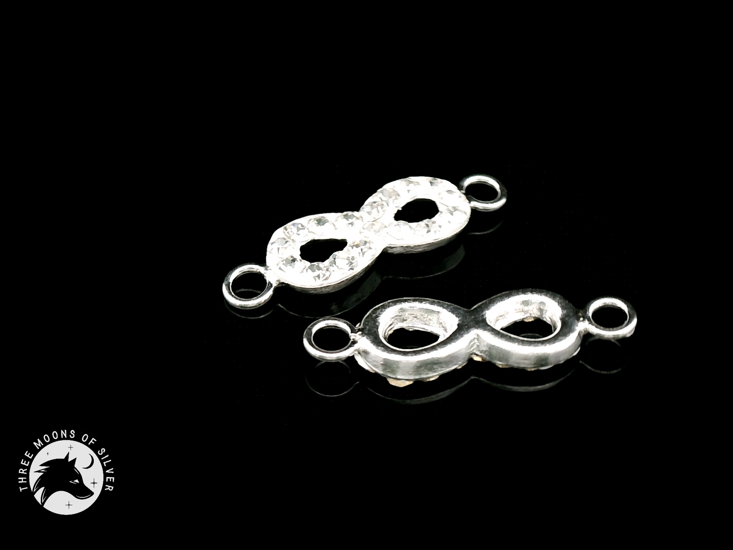 Crystals Infinity Connectors 16mm