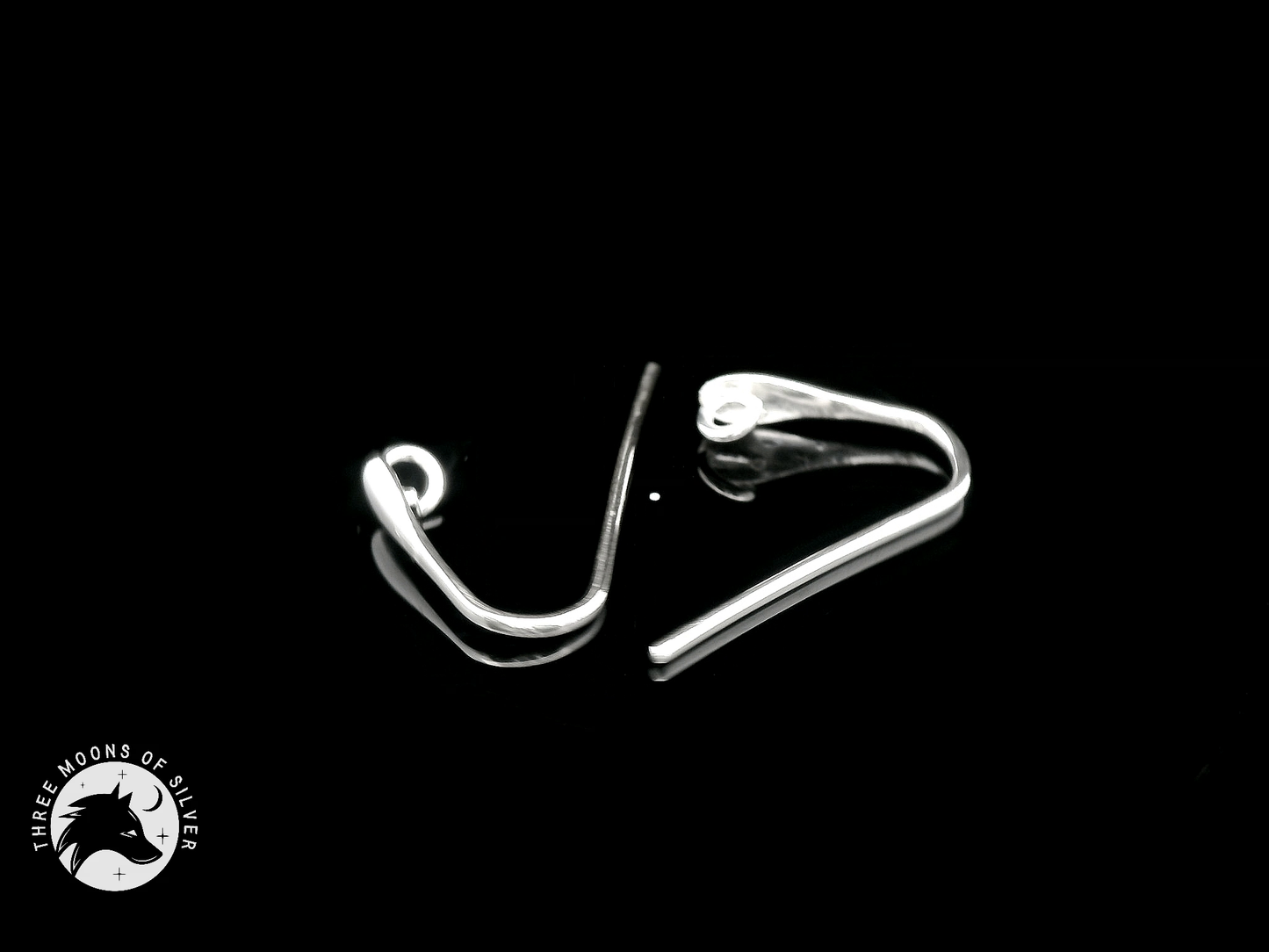 Elegant Silver Drop Earrings 14mm