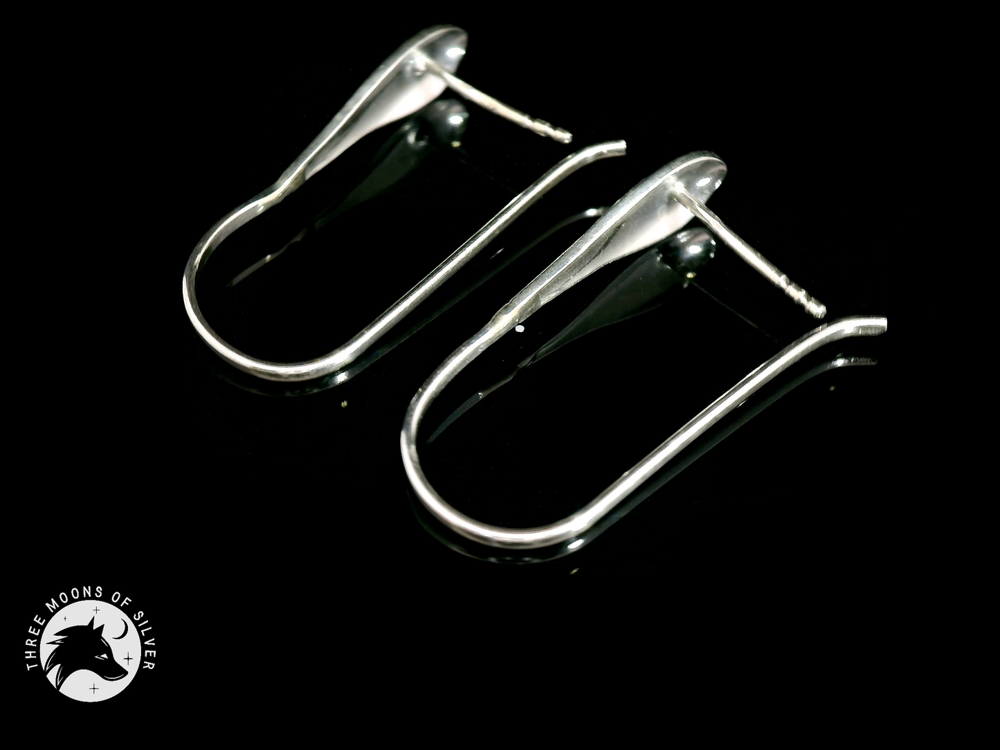 Elegant Silver Drop Earrings 25mm