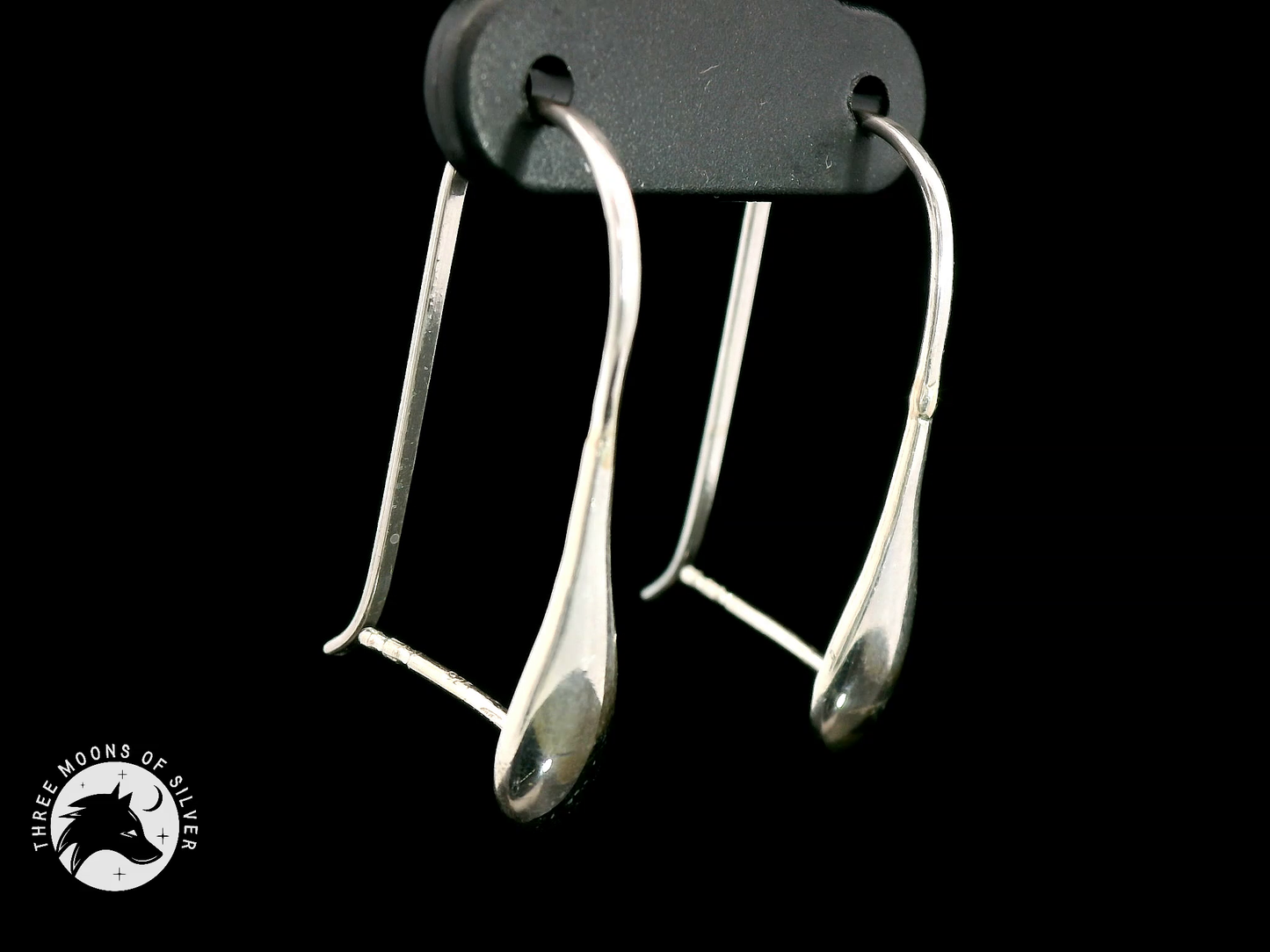 Elegant Silver Drop Earrings 25mm
