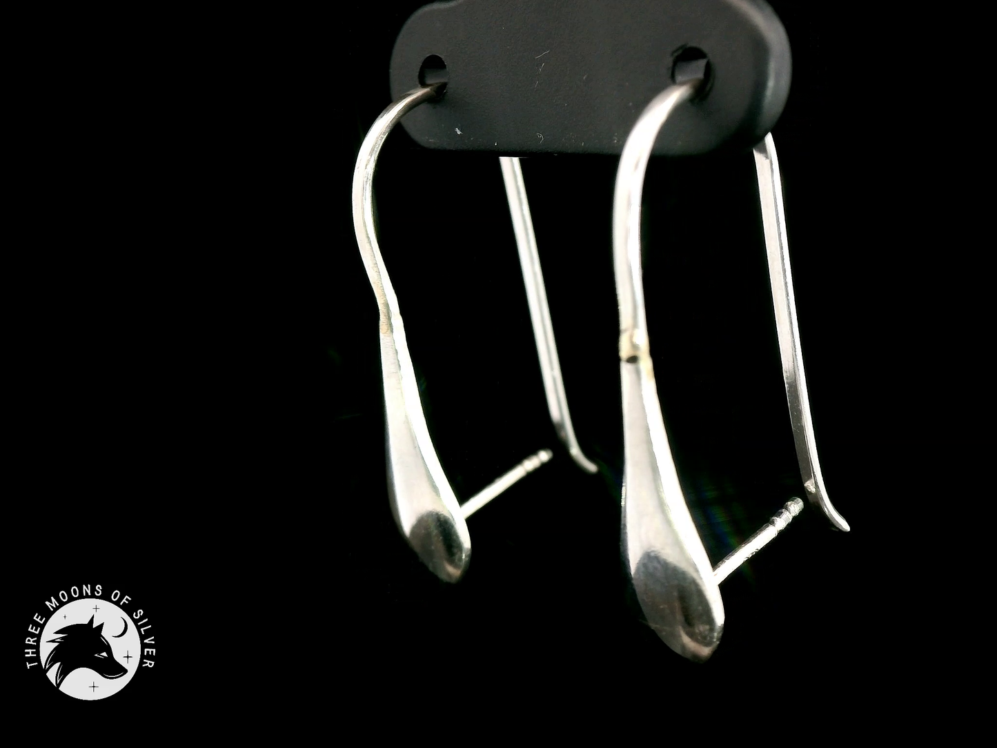 Elegant Silver Drop Earrings 25mm