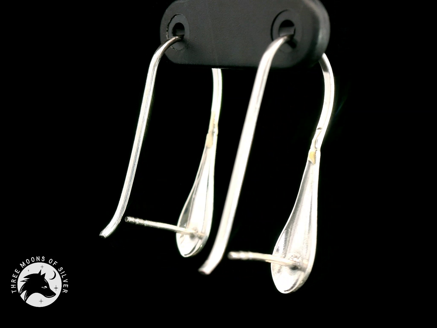 Elegant Silver Drop Earrings 25mm