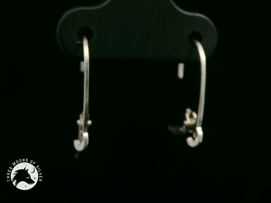 Silver Lever Back Earrings 15mm