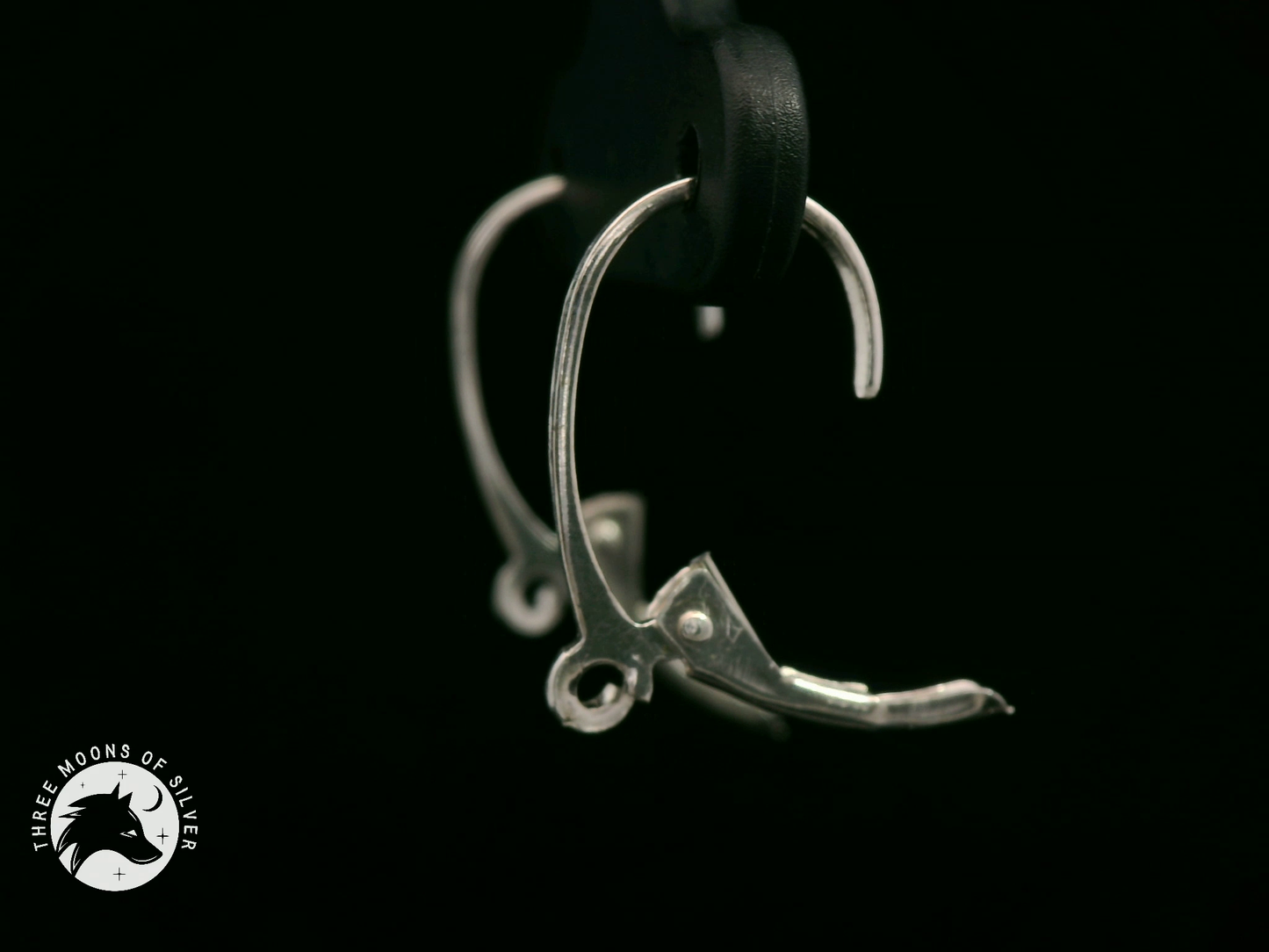 Silver Lever Back Earrings 15mm