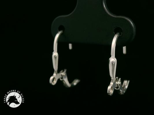 Silver Lever Back Earrings 15mm