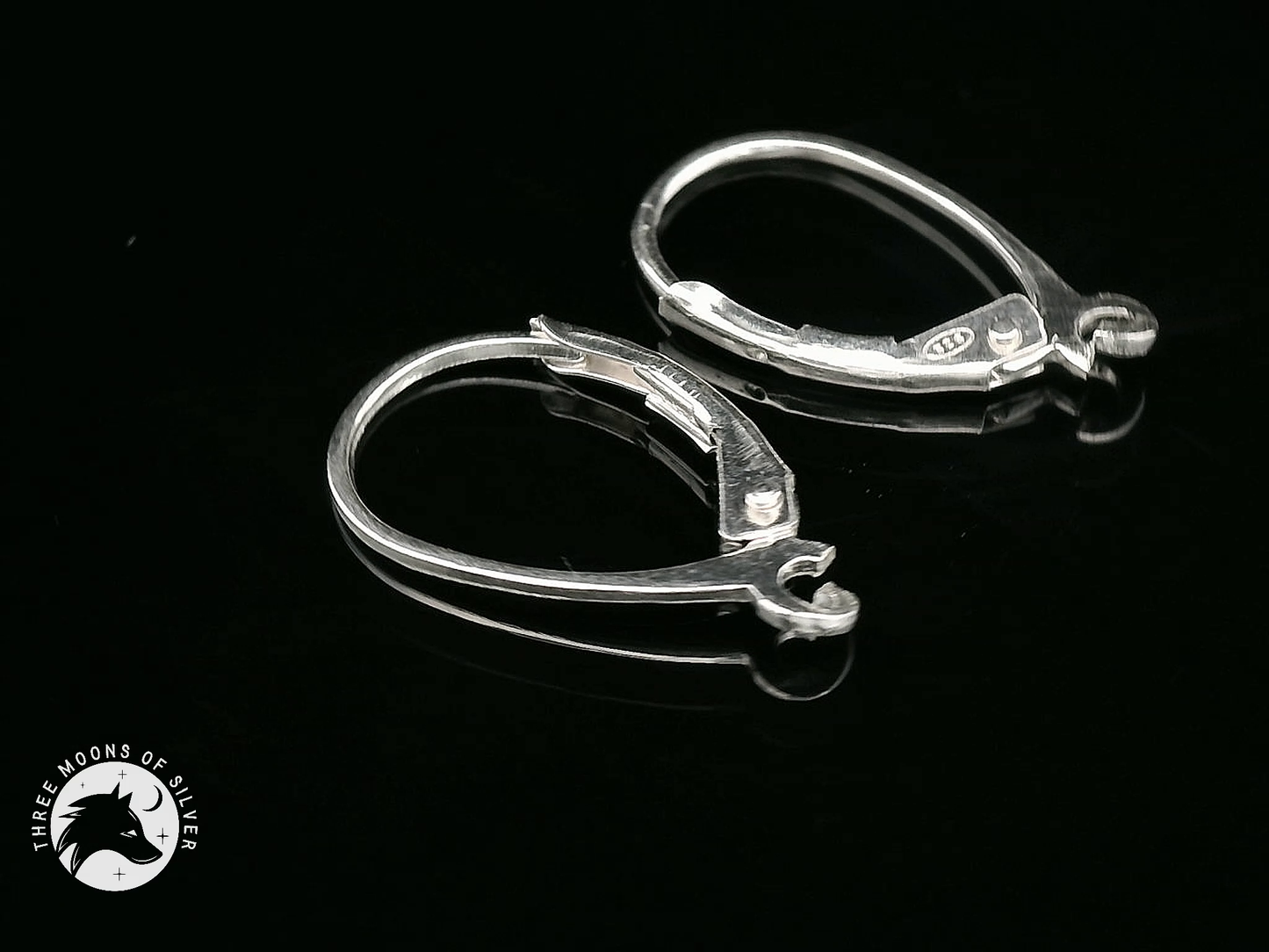 Silver Lever Back Earrings 15mm
