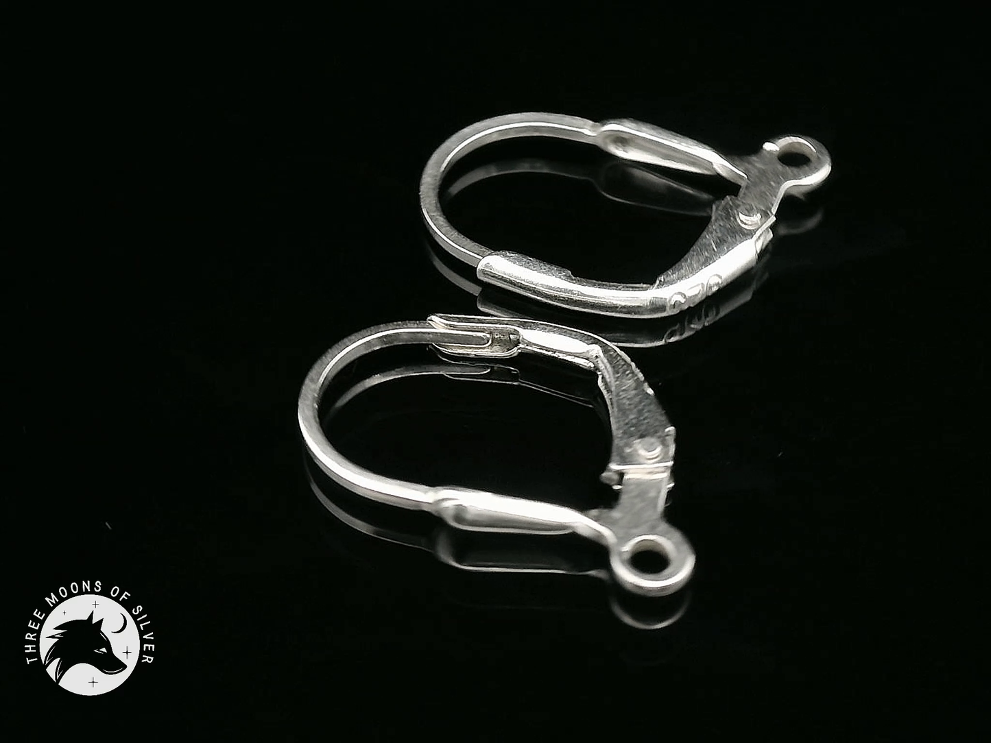 Silver Lever Back Earrings 15mm
