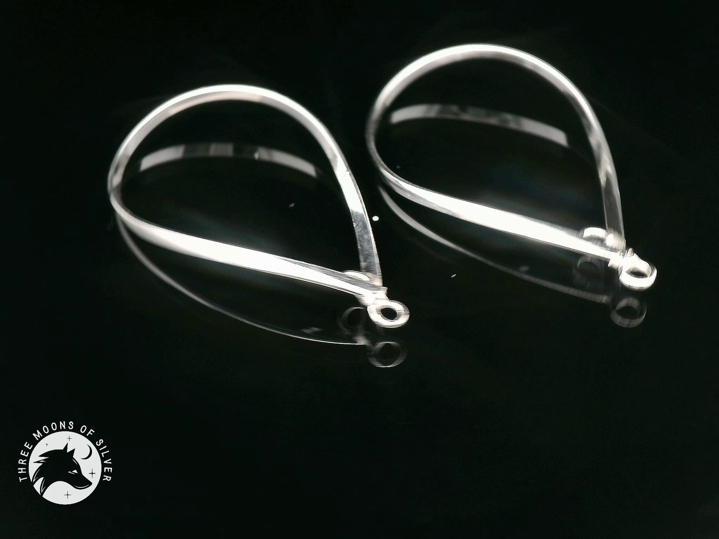 Elegant Teardrop Pendant for Earrings 39mm