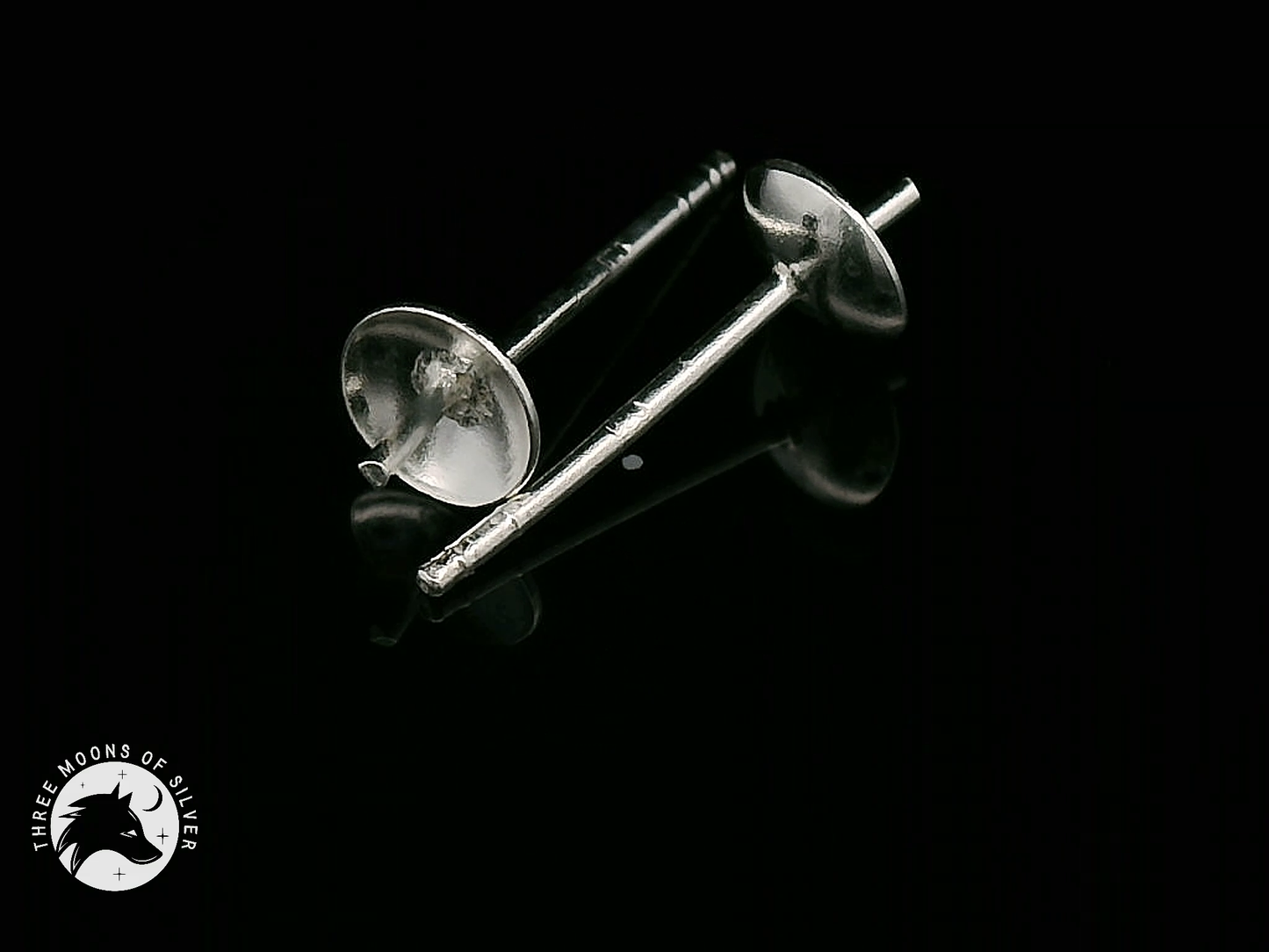 Elegant Silver Stud Earrings 5mm