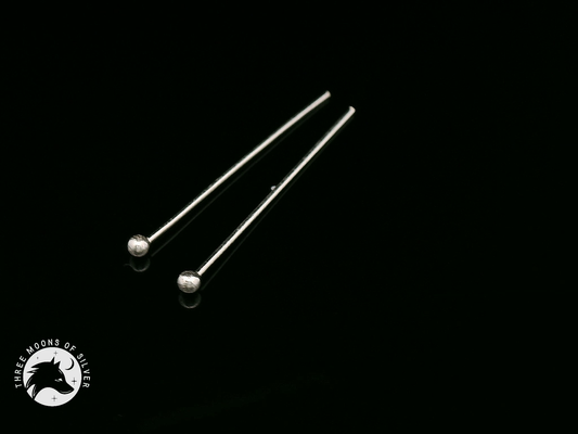 Long Silver Earrings 20mm