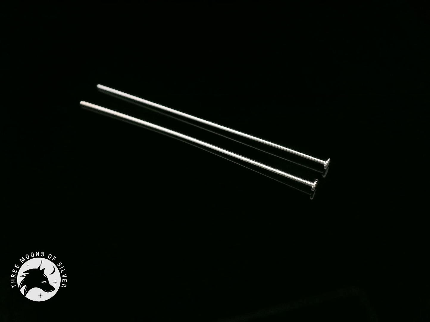 Long Silver Earrings 40mm