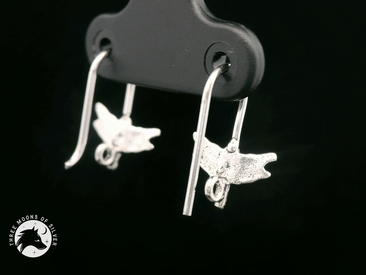 Dragonfly Silver Fish Hook Earrings 16mm