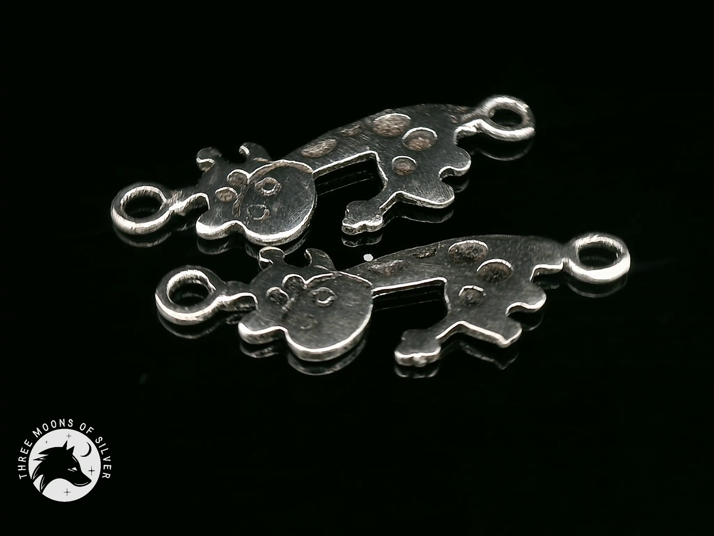 Silver Animal Charms 24mm