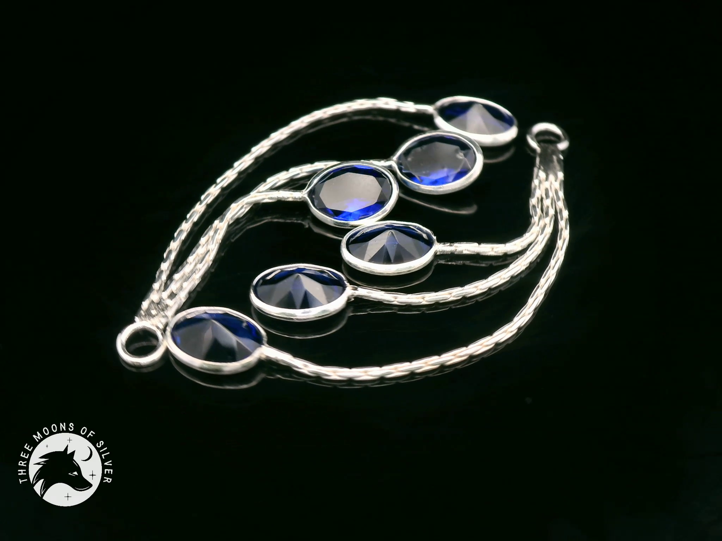 Elegant Dangle Earrings with Stones 52mm