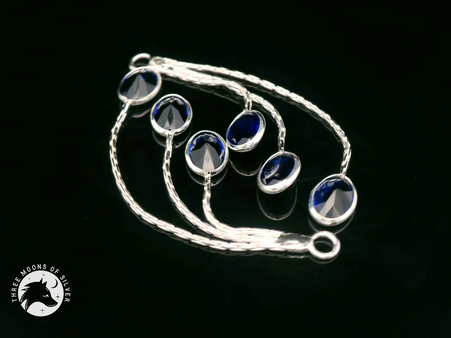 Elegant Dangle Earrings with Stones 52mm