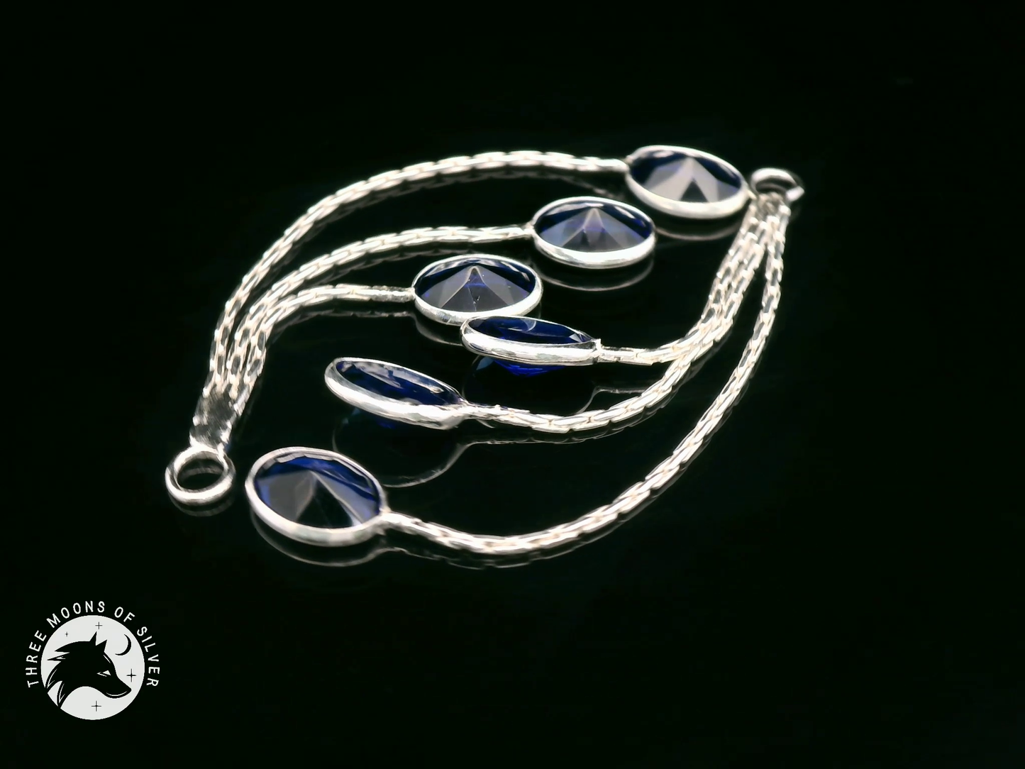 Elegant Dangle Earrings with Stones 52mm