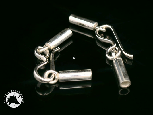 Silver Clasps for Necklace 28mm
