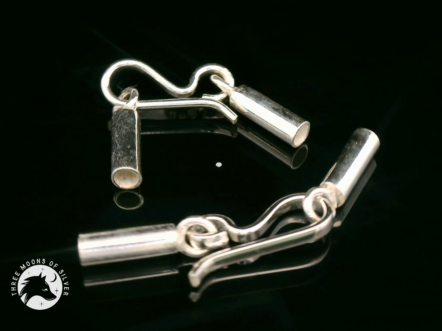 Silver Clasps for Necklace 28mm