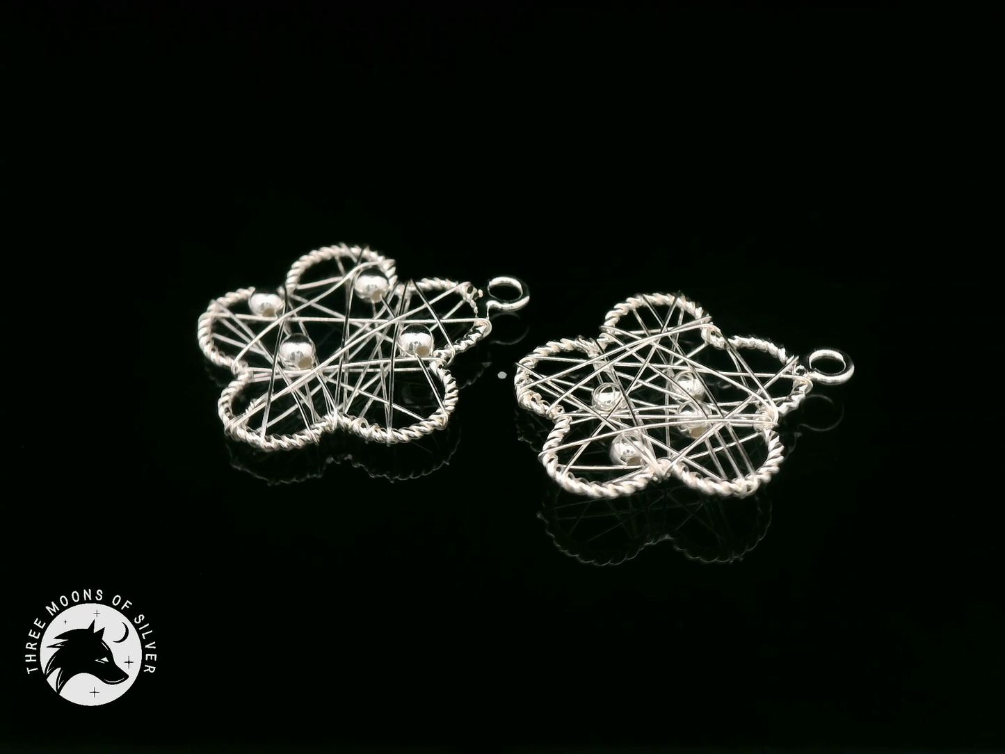 Elegant Flower Drop Earrings 18mm