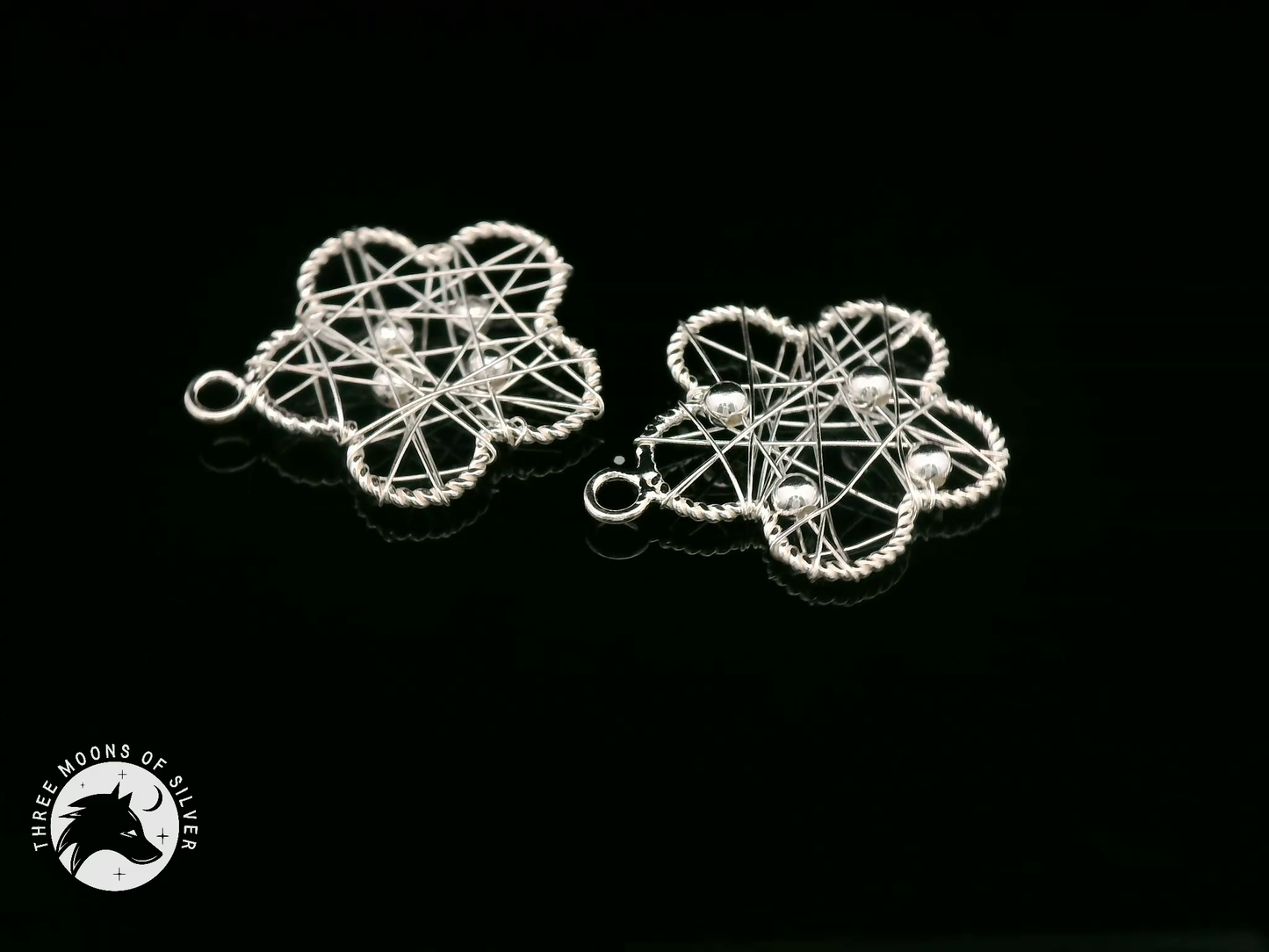 Elegant Flower Drop Earrings 18mm
