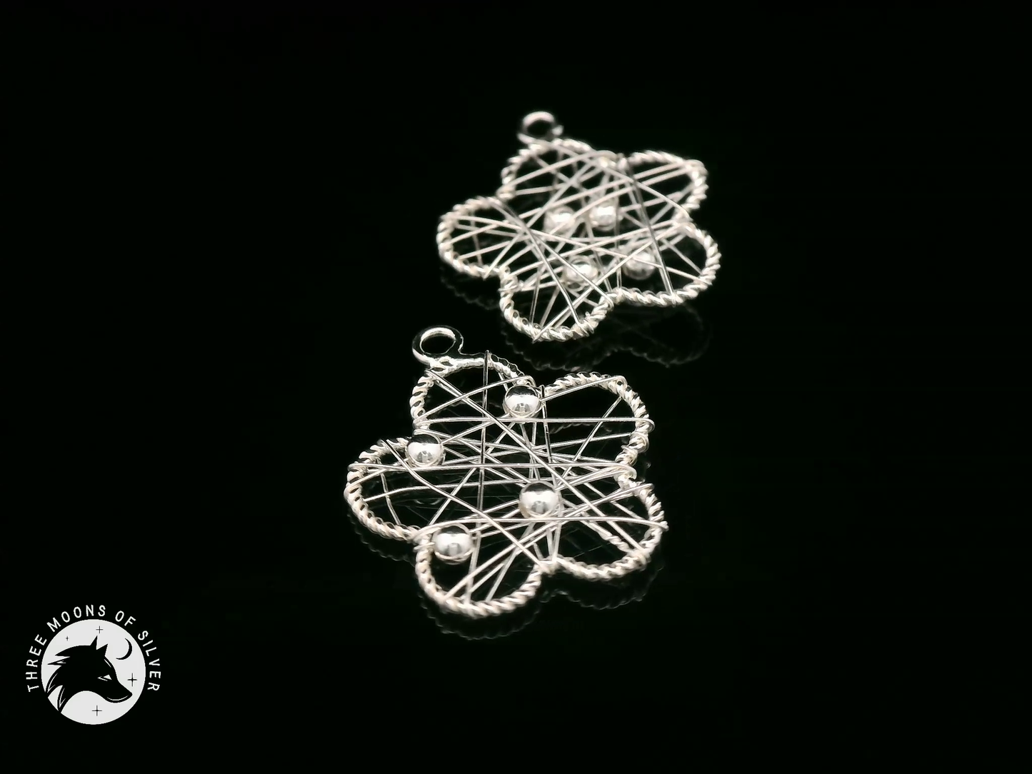Elegant Flower Drop Earrings 18mm