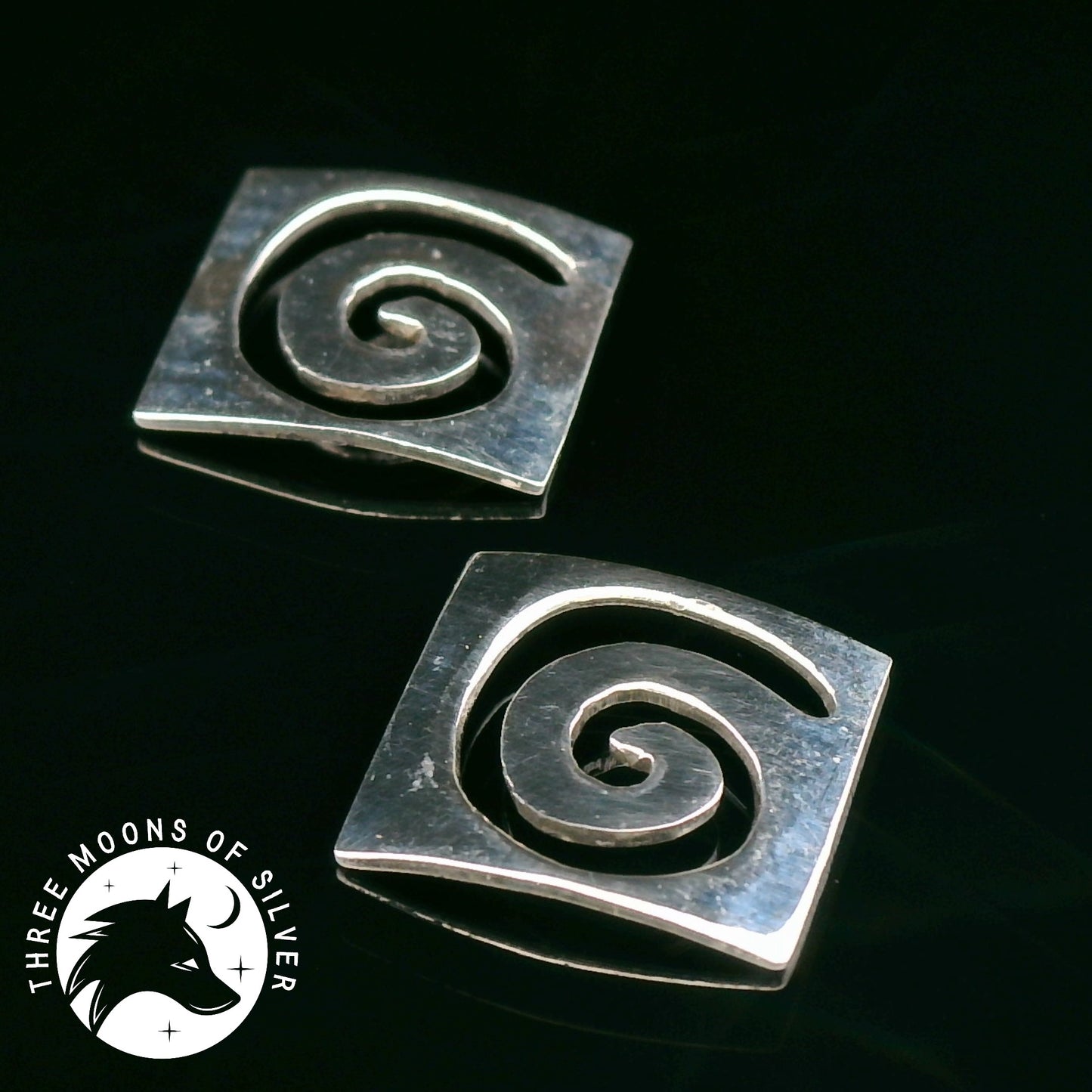 Elegant Silver Drop Earrings 10mm