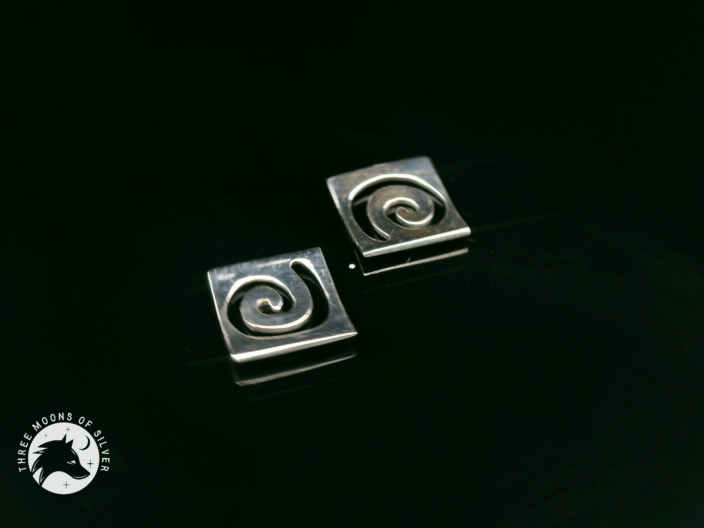 Elegant Silver Drop Earrings 10mm