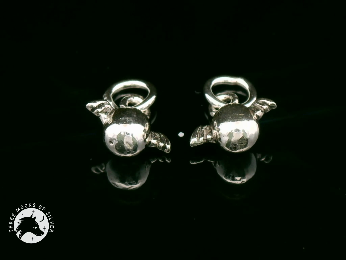 Charming Silver Candy Charms 10mm