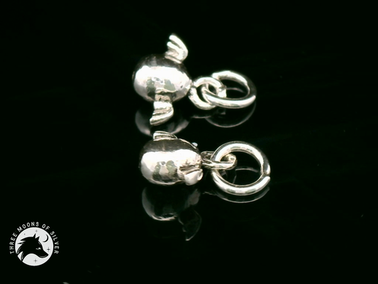 Charming Silver Candy Charms 10mm