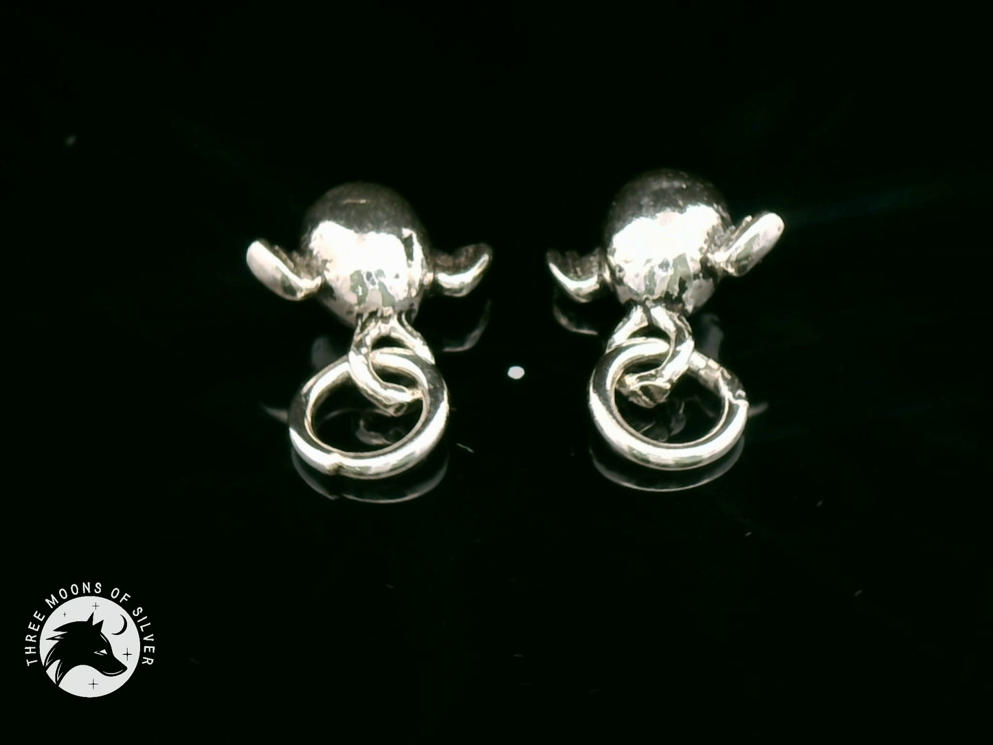 Charming Silver Candy Charms 10mm