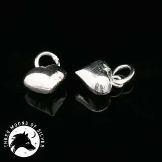 Elegant Heart-Shaped Charms 9mm