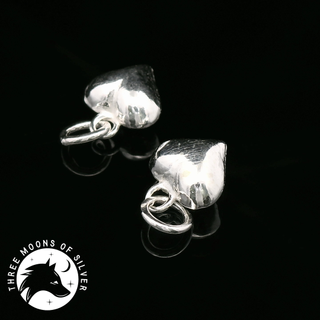 Elegant Heart-Shaped Charms 9mm