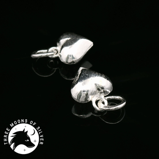 Elegant Heart-Shaped Charms 9mm