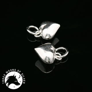 Elegant Heart-Shaped Charms 9mm