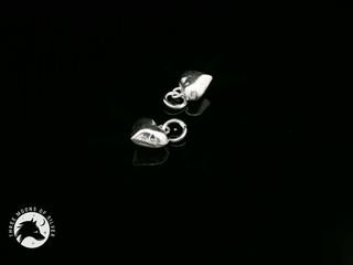 Elegant Heart-Shaped Charms 9mm