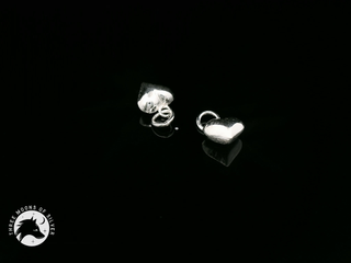 Elegant Heart-Shaped Charms 9mm