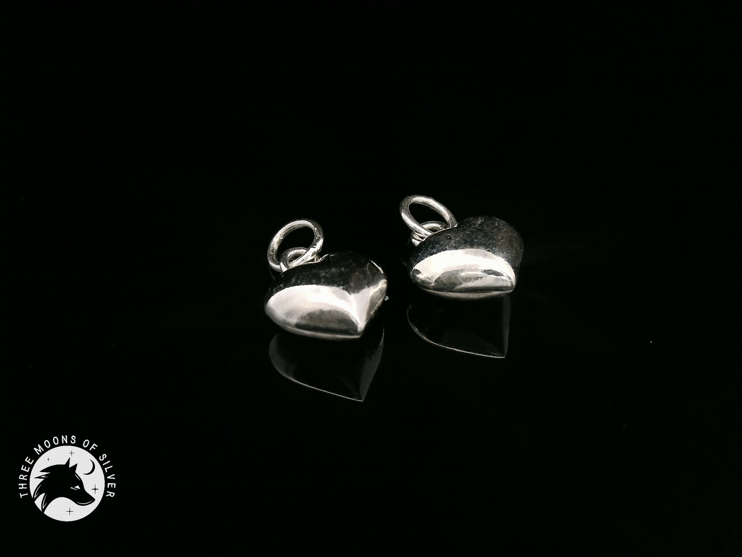 Elegant Heart-Shaped Charms 14mm