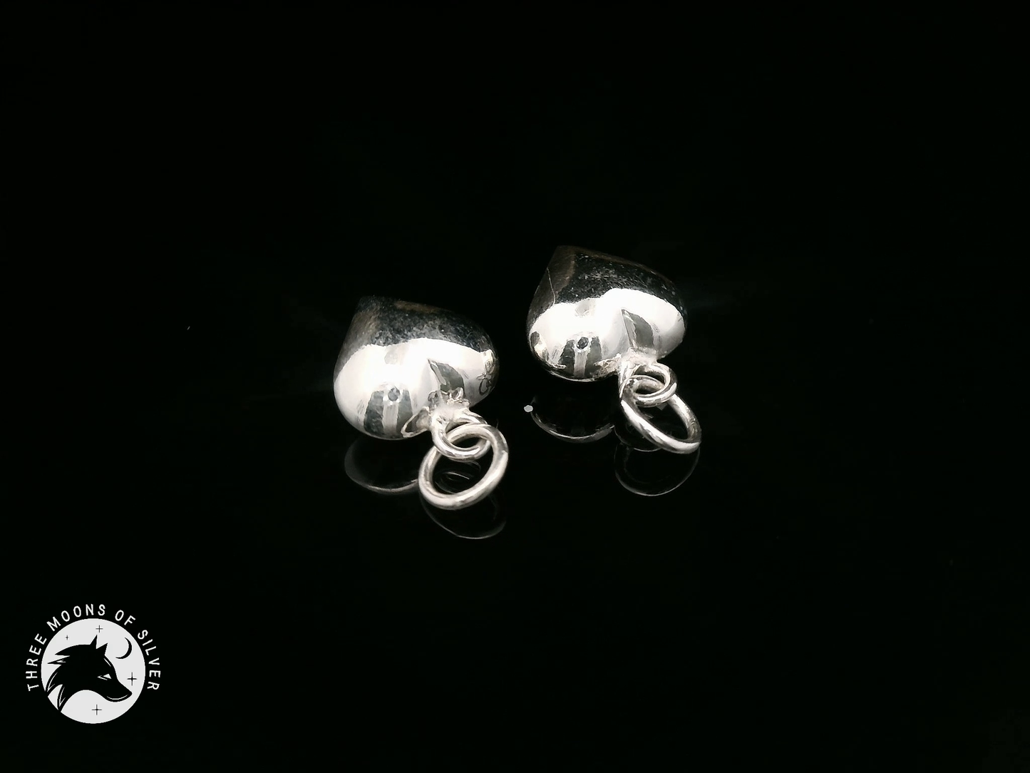 Elegant Heart-Shaped Charms 14mm