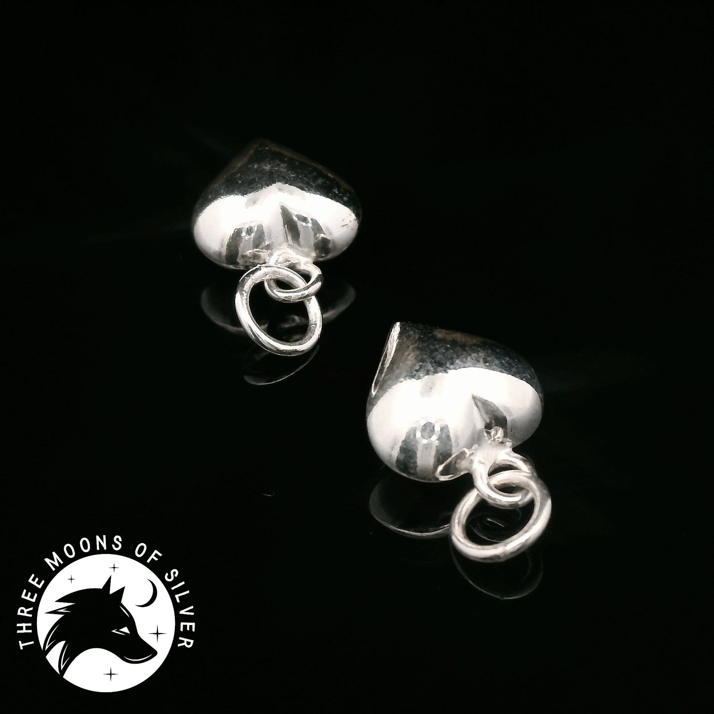 Elegant Heart-Shaped Charms 14mm