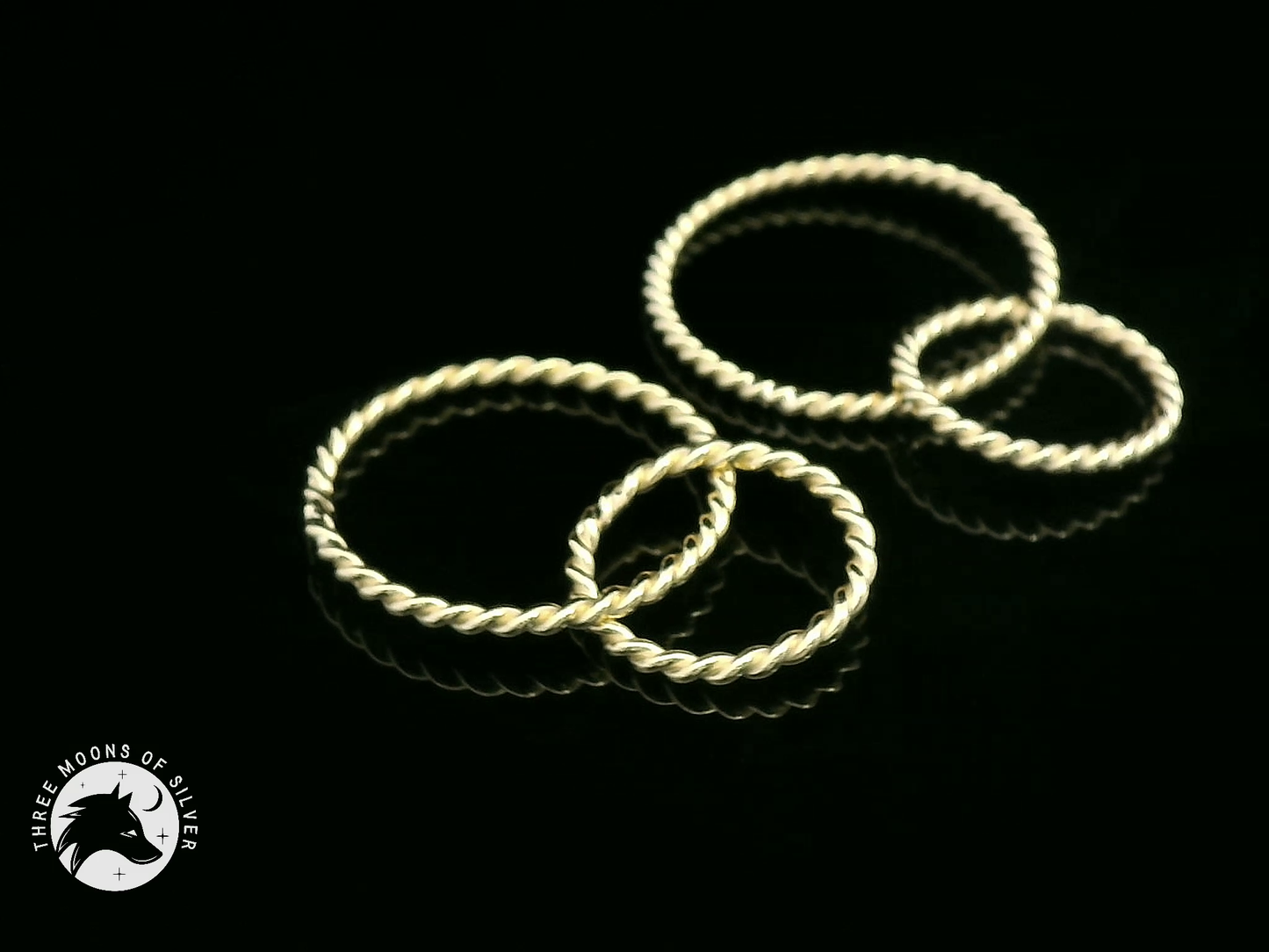 Twisted Silver Double Hoop Earrings