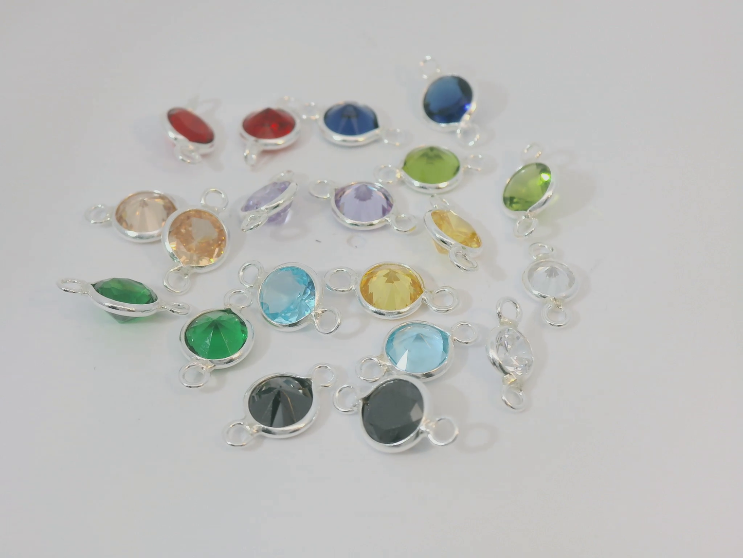 Colorful Crystal Double Connectors